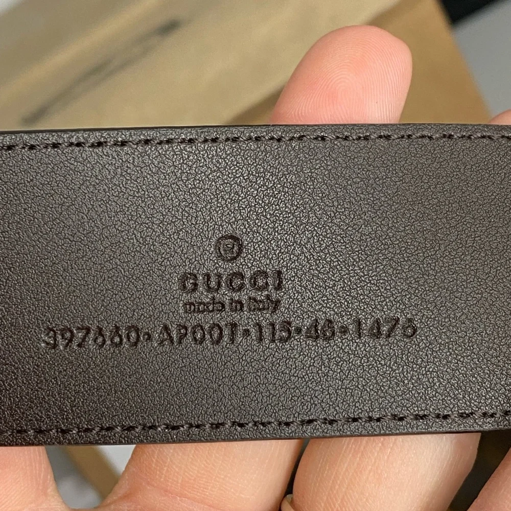 Authentic Gucci double G belt, worn once. Excellent used condition